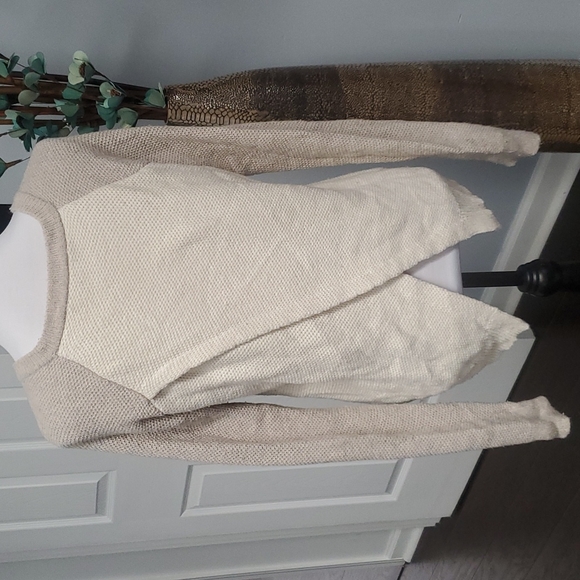 Madewell Province Cross Back Pullover Sweater in Colorblock - Picture 3 of 9